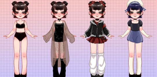 少女角色换装游戏