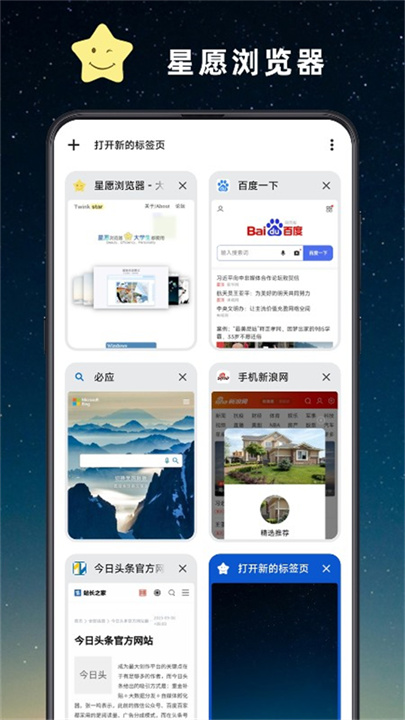 星愿浏览器手机版截图1