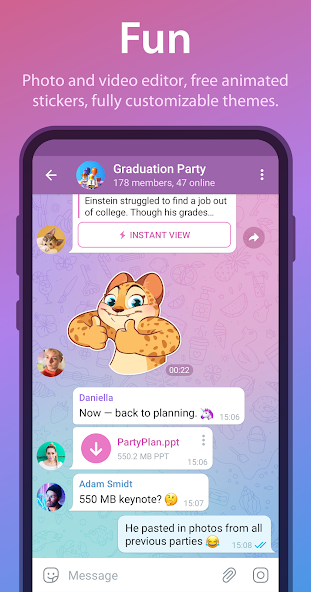 纸飞机telegram中文截图1