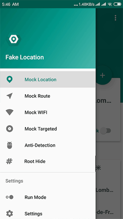 Fake Location虚拟定位专业版截图2