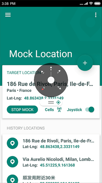 Fake Location虚拟定位专业版截图4