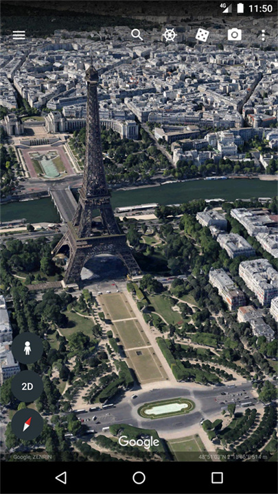 谷歌地球google earth截图5