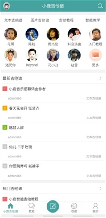 小鹿吉他谱截图1