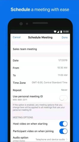 ZOOMCLOUDMEETINGS安卓版截图4